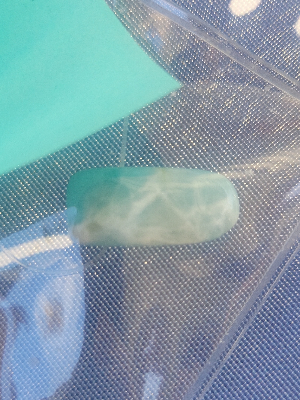 Turtleback larimar pendant only